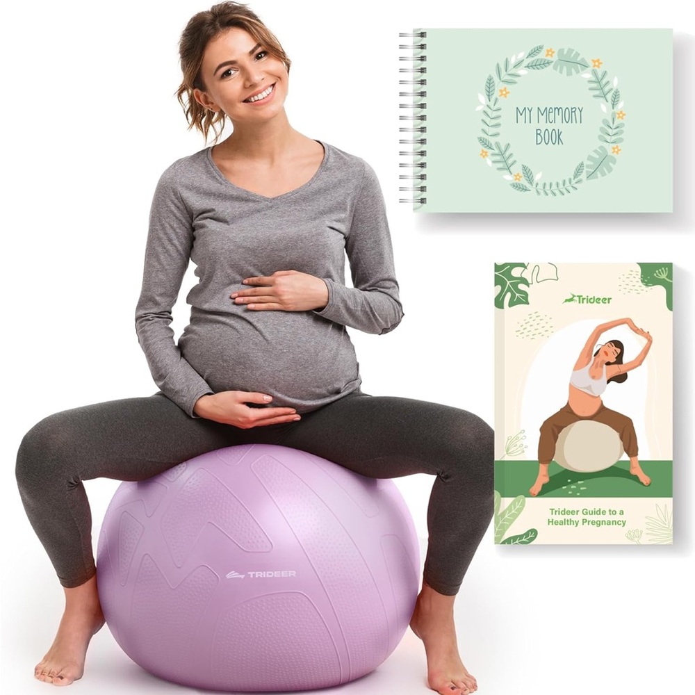 Purple Exercise Ball for Pregnancy
